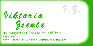 viktoria zsemle business card